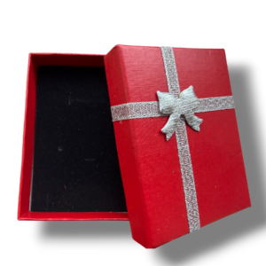 Cadeaudoosje rood – 6,5 × 8,5 cm