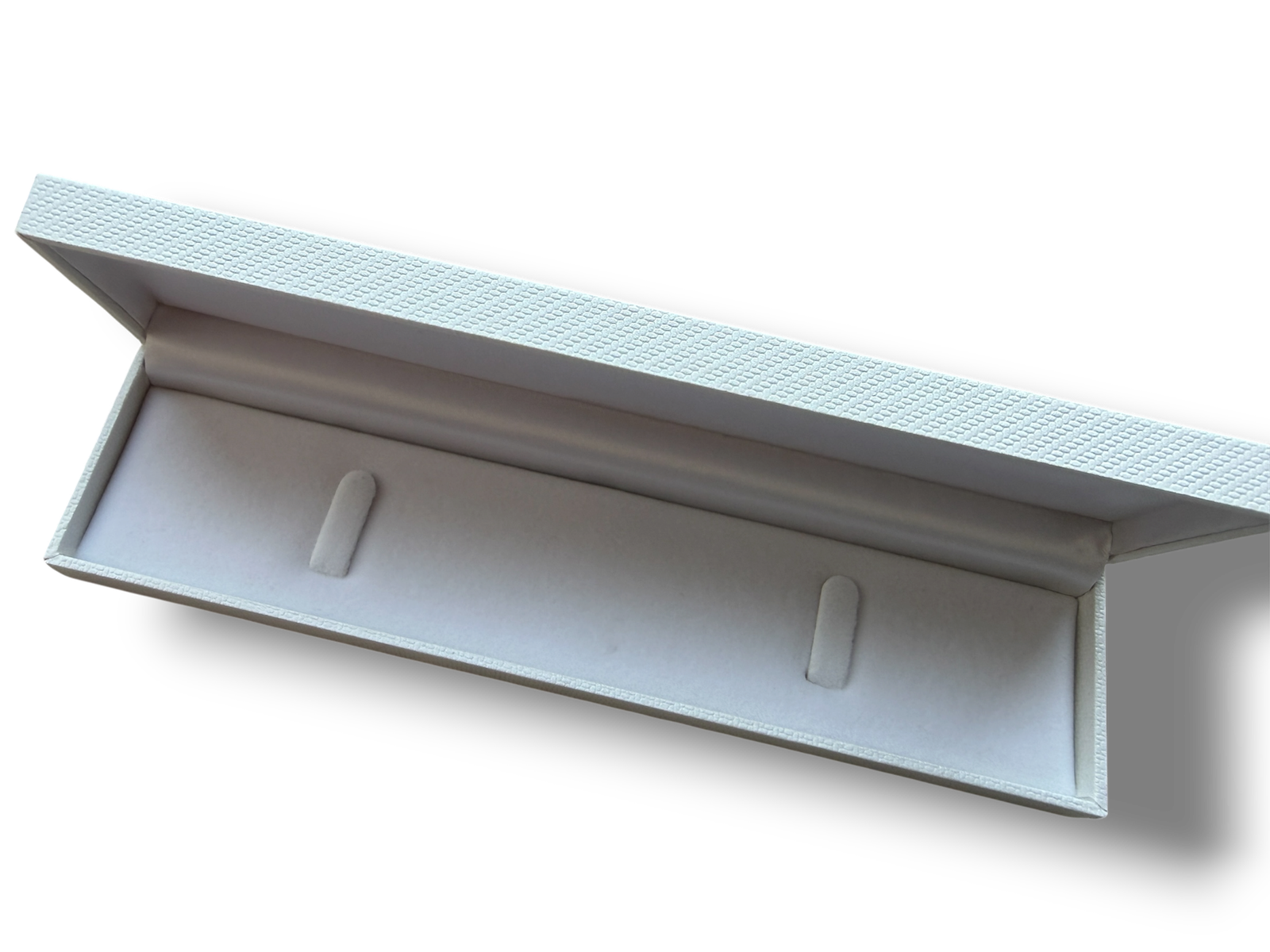 Luxe sieradendoosje wit – 22 × 5,4 × 2,3 cm