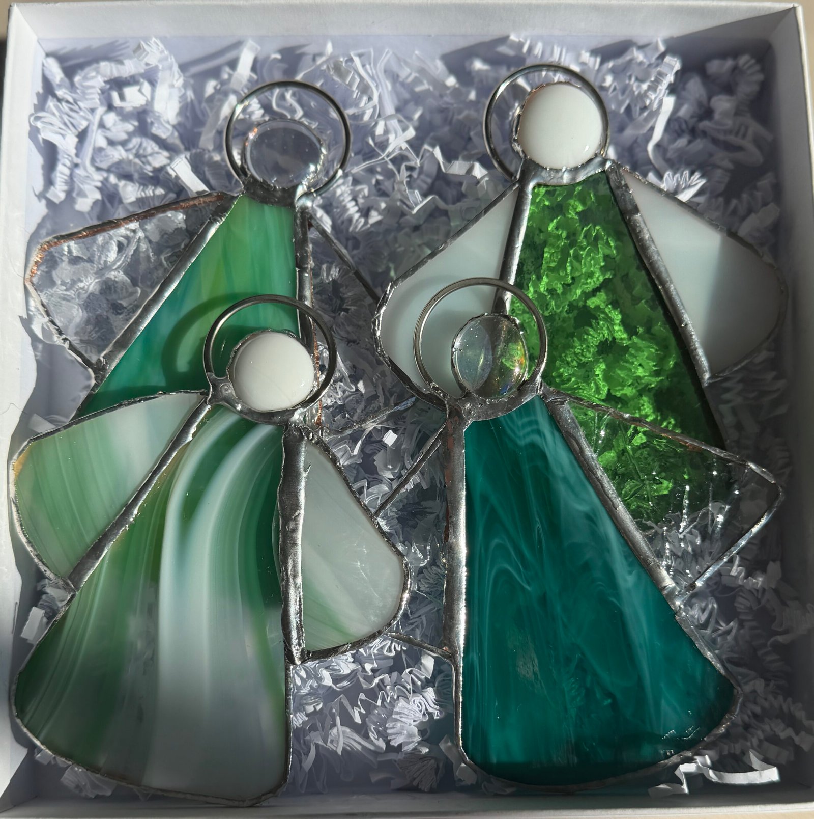 Tiffany-engeltjes – set van 4 - Afbeelding 3