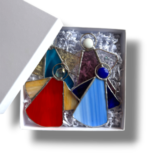 Tiffany-engeltjes – set van 4